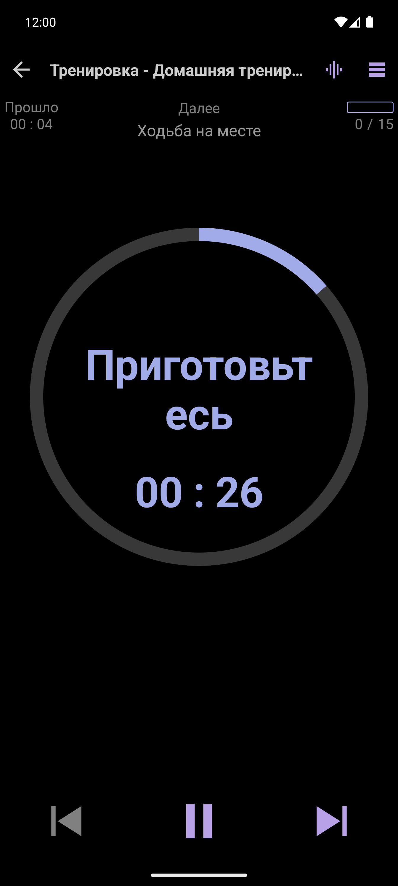 Упрощенный плеер CrazyFit: выполнение 10-минутной домашней тренировки